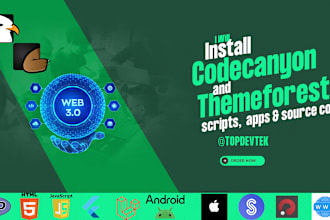 install any codecanyon and themeforest source codes scripts