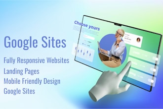 design a google sites website for your business