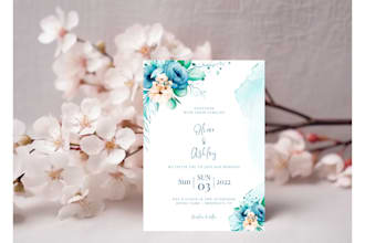 create wedding invitations, save the dates, rsvp, thank you cards