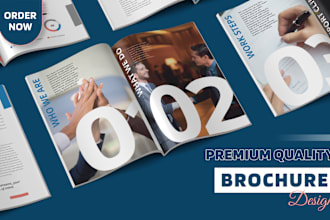 create brochure design, product booklet, and catalog design