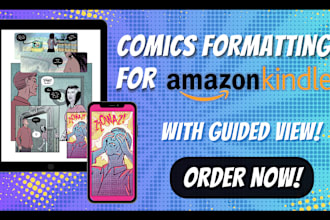format your comic for kindle and other epubs