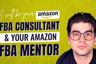 be your amazon fba mentor, coach and amazon consultant