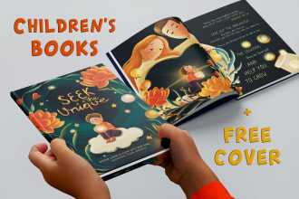 do original and colorful illustrations for your book