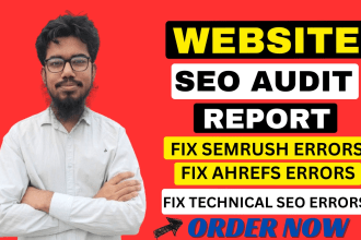 fix technical SEO semrush ahrefs and website audit errors