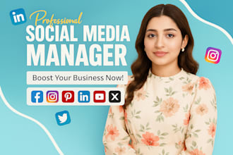 be your social media  manager and content creator