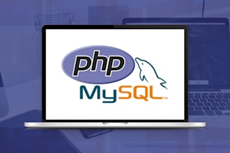 develop webiste using php mysql