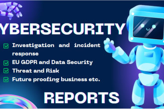 write cybersecurity governance, risk, and compliance reports