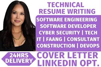 write engineering, technical, software, faang, consultant resume