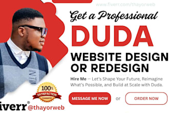 duda website design duda maintenance, duda bug fix, duda website redesign duda