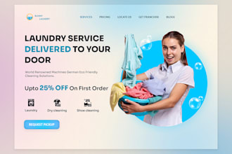 develop laundry app, delivery app, handyman app, dry cleaning app, home service