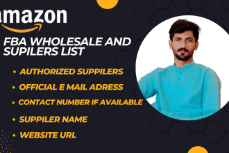 provide a list of fba wholesale suppliers and distributor