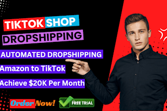 setup tiktok shop dropshipping and manage tiktok seller central as a tiktok va