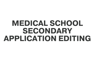 review and edit your med school secondary essays