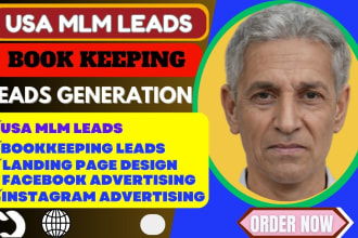 provide 1000 usa mlm leads, book keepings leads for mlm affiliate signups