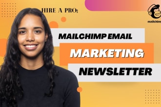 design professional mailchimp email newsletter setup mailchimp email automation