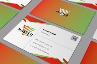 design professional and unique business card