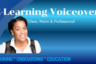 record a professional elearning and training voiceover
