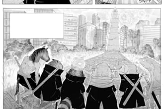 draw manga pages or webtoon