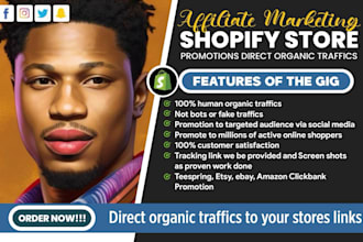 do viral affiliate link esty amazon ebay teespring shopify promotion