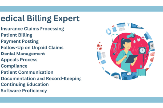 medical billing, payment posting, denial management
