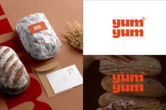 create a minimal logo design with brand guidelines