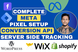 fix or setup google analytics 4, meta facebook pixel conversion API with GTM