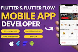be your app developer using flutter and flutterflow
