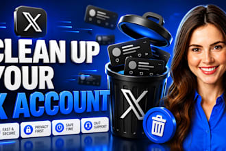 delete your old x or twitter posts and clean up your account