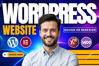 design or redesign luxury website, business wordpress website design