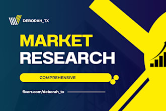 do market research, niche research, market analysis and competitor analysis
