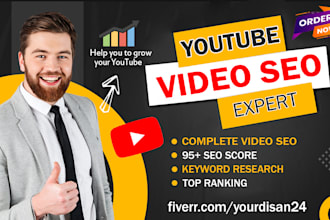 improve  youtube video SEO for rapid ranking