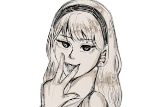draw nsfw sfw sketches for you