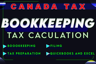 do complete accounting and bookkeeping service for canada