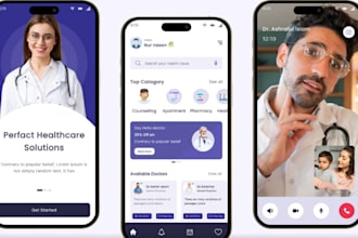 develop healthcare, telemedicine medical mobile app