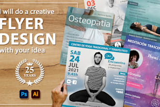 design a eye catching flyer for your business or event