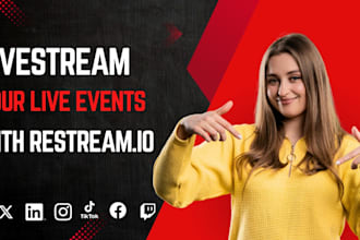 stream your live events to social media and multiple channels with restream io