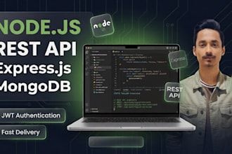 develop node js rest API using express and mongodb