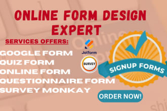 create jotform, typeform, google form, cognito form, surveys, formstack docusign