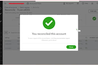 do setup, clean up,bank reconcile and bookkeeping in quickbooks online