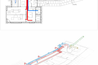 do mechanical autocad mep design mvhr radial ducting