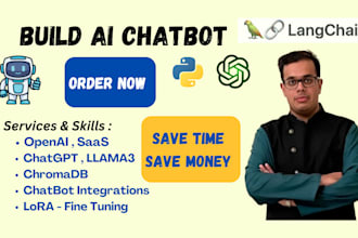 create ai chatbot, ai saas using deepseek, langchain ,llama3