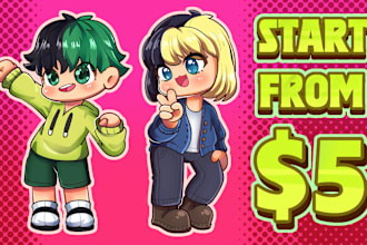 draw cute anime chibi character