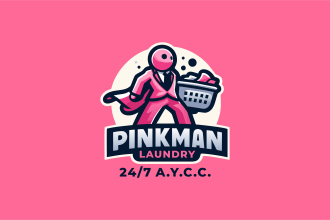 redraw your ai generated logo into a vector, and text change