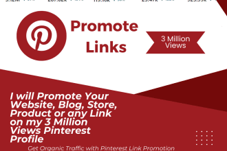 promote your links on my 3 million views pinterest profile