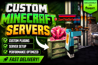 develop custom high quality minecraft plugins