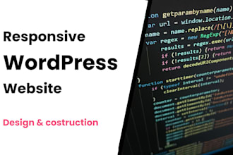 build a wordpress website for you