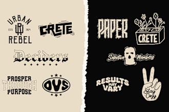 create exclusive urban logo for your streetwear brand