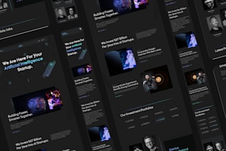 design awesome website or landing page