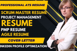 write scrum master resume, project management, and resume writing