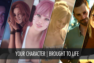 create the daz3d version of the character you desire